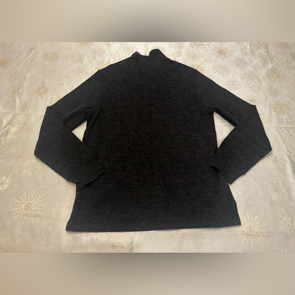 Polo by Ralph Lauren men’s dark gray ribbed 1/4 zip pullover sweater. Size small - Picture 5 of 5